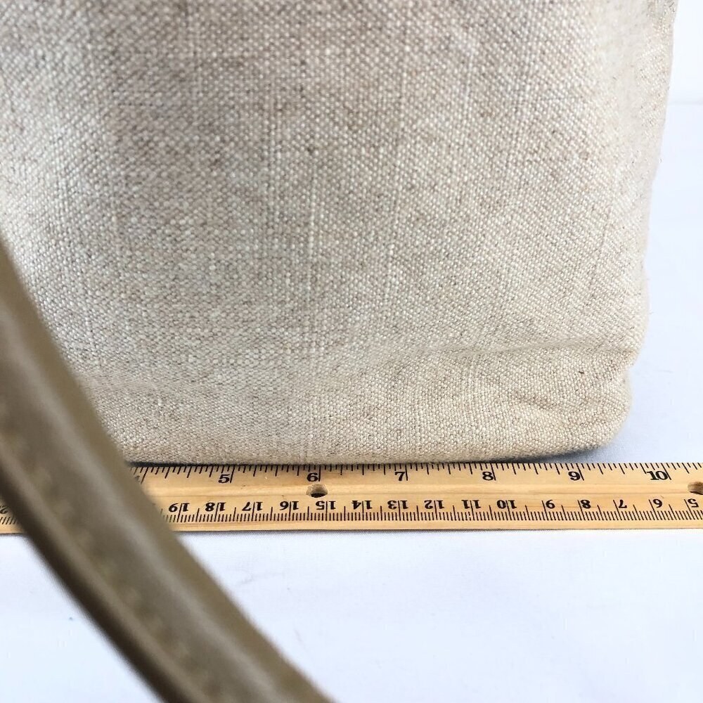 Bueno Cream Colored Canvas Handbag - Picture 4 of 12